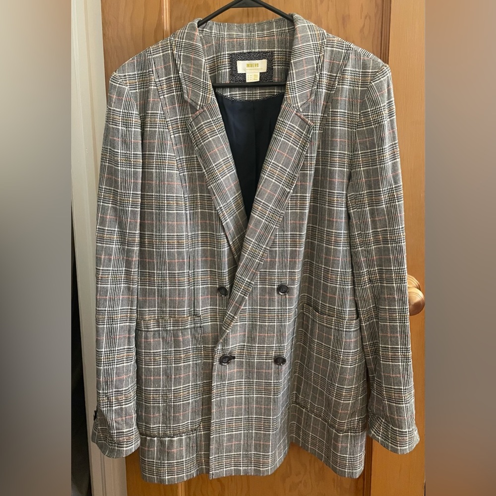 Anthropologie Maeve Lilith Double Breasted Blazer
